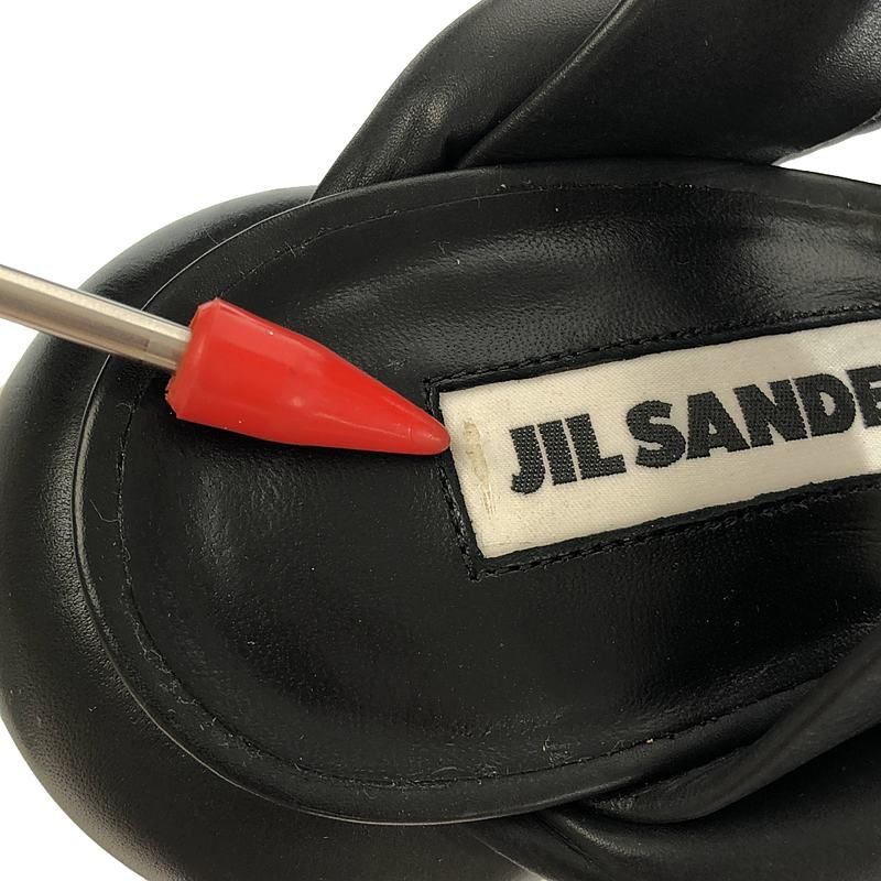 JIL SANDER ジルサンダー ブロックヒール トングサンダル 38 JIL SANDER ジルサンダー ブロックヒール トングサンダル 38 JIL