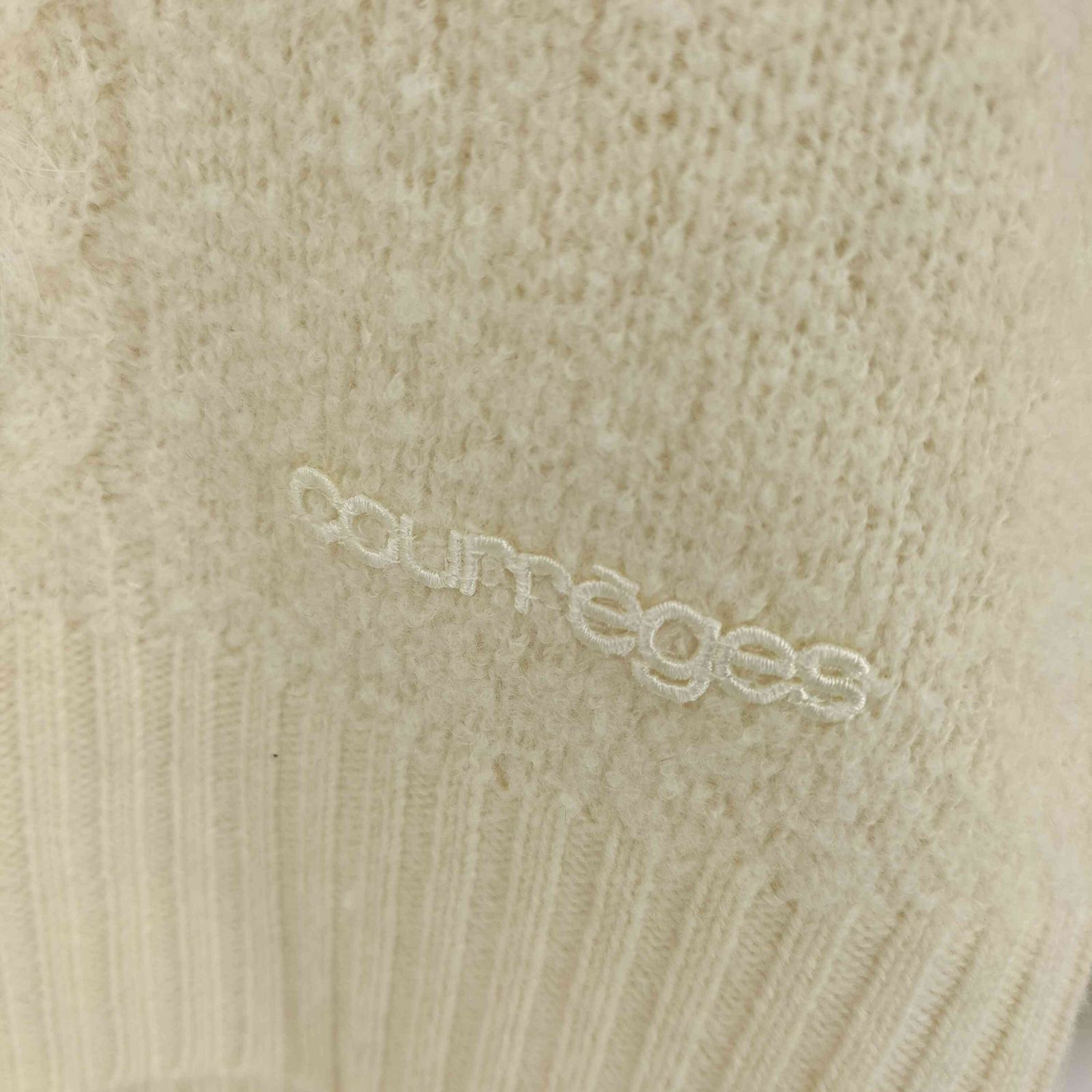 クレージュ courreges ラビットファー ウールナイロン