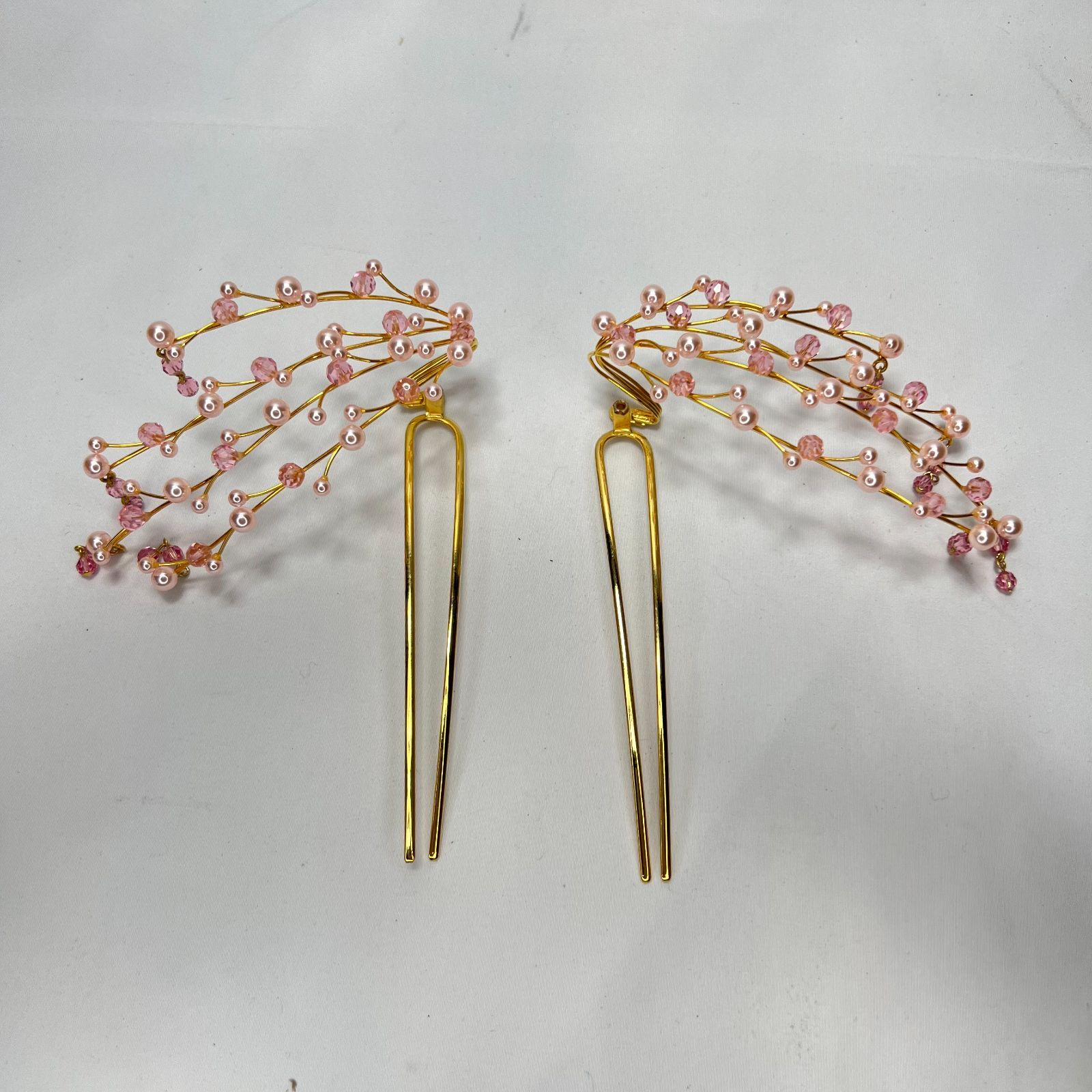 特価】美品 逸品 和装 花嫁 かんざし 簪 嫁簪 笄 くし 箱付き 髪