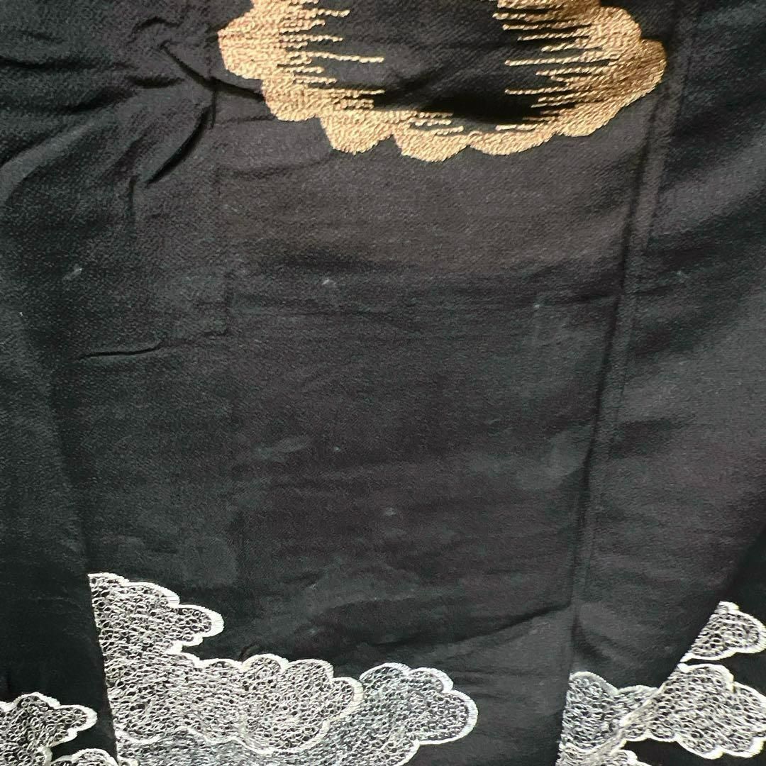アンティーク 刺繍の雲模様の小紋 123w - メルカリ