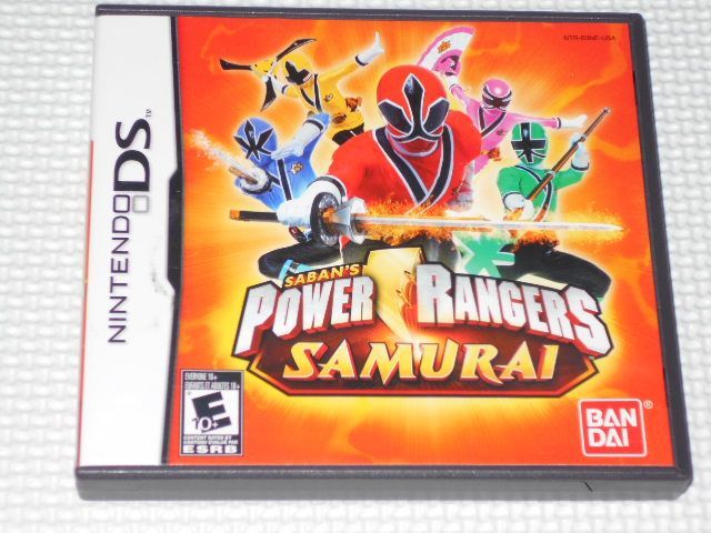 DS☆POWER RANGERS SAMURAI 海外版 北米版☆箱付・説明書付・ソフト付