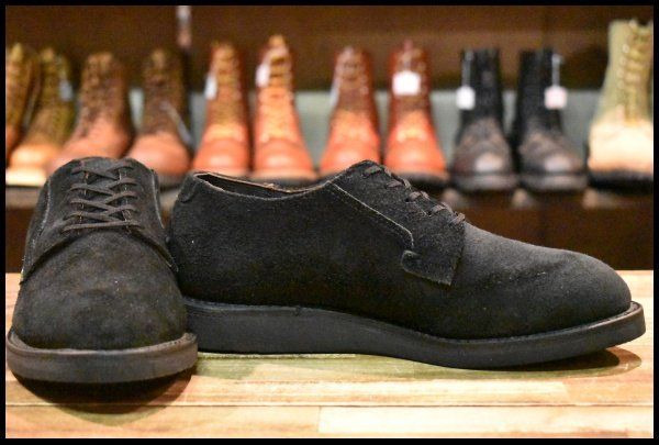 6.5D 20年 BEAMS別注 レッドウィング 9193 黒 スエード ポストマン ブラック ゴアテックス ブーツ HOPESMORE FJ109