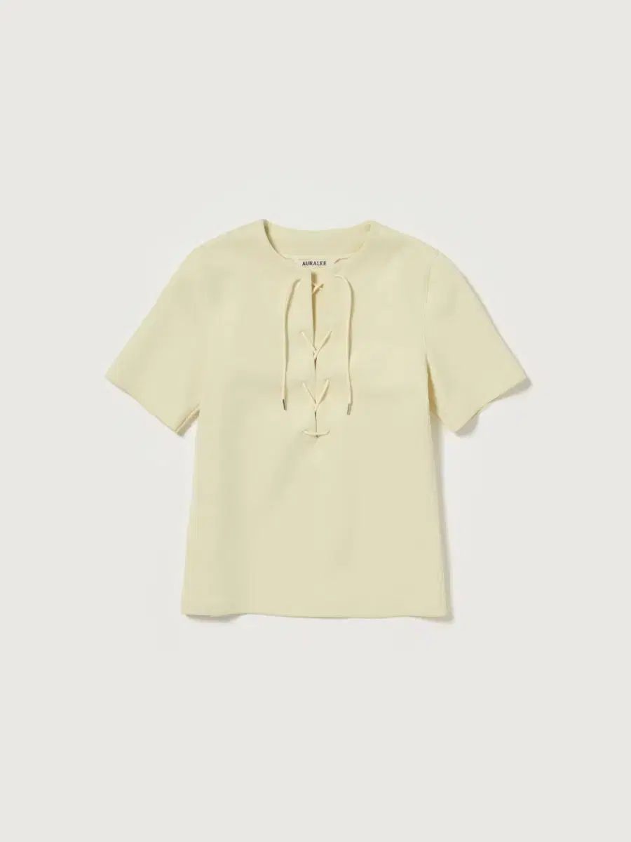 Auralee Auralee オーラリー レースアップ Tシャツ ♥ 2025 年 製品