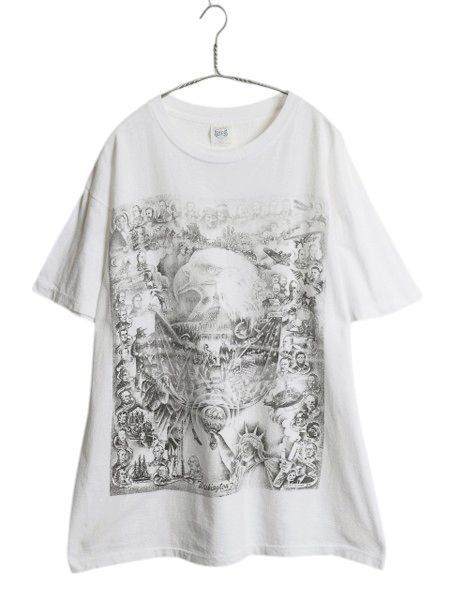 お得なクーポン配布中!】 90s ☆ イーグル x 大統領 アート イラスト