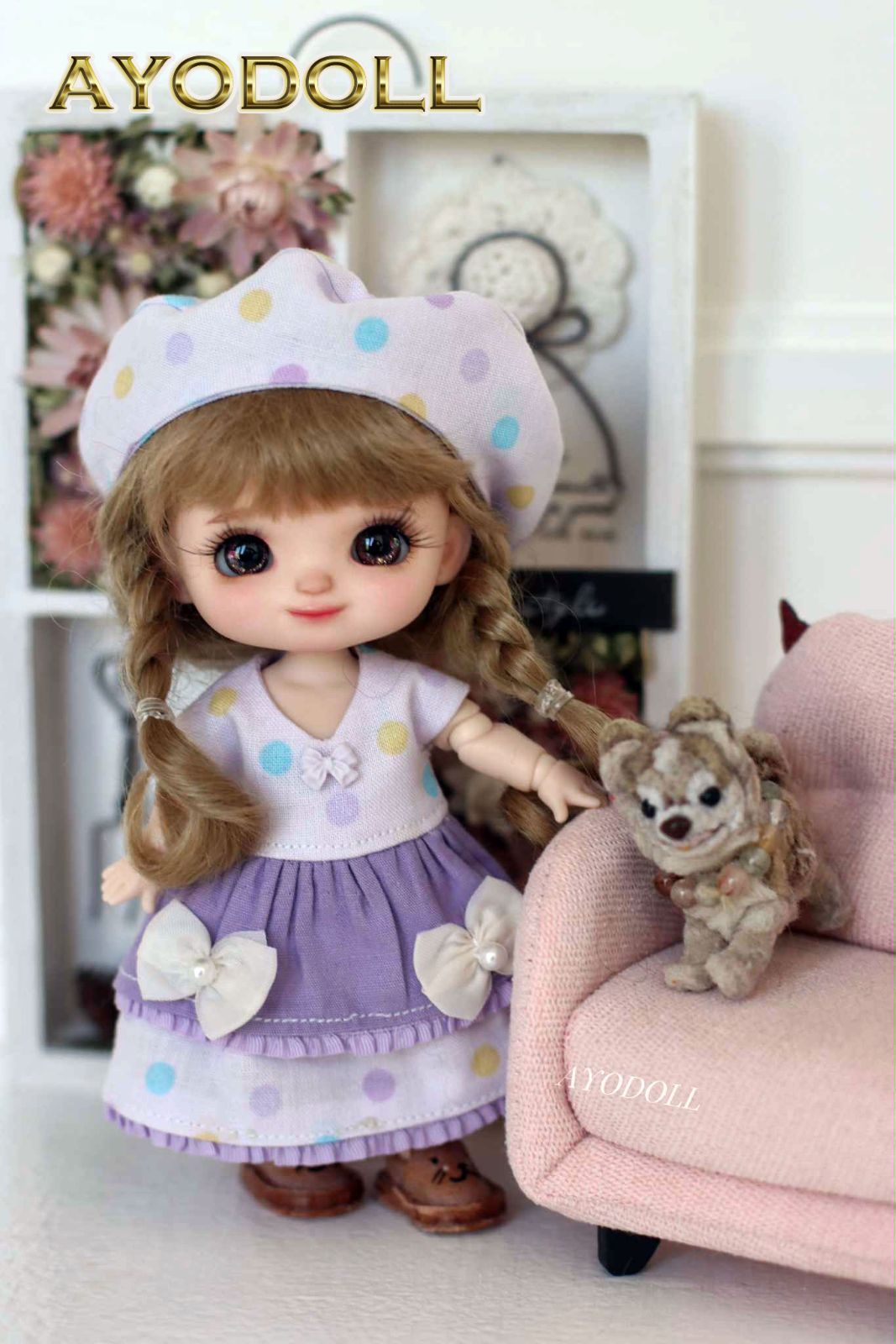 AYODOLL公式 むちむちニッコリちゃん プレミアムⅦ スタンダードサイズ 美白透明肌 1|12ドールフルセット