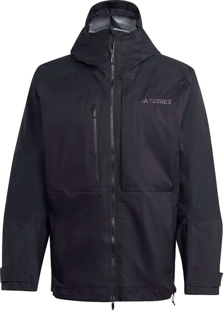 アディダス adidas アウトドア M TERREX XPLORIC R.RDY 2.5レイヤー シェルジャケット レギュラーフィット 防水 フード付 キャンプ レジャー BZ033 HN2921 ブラック