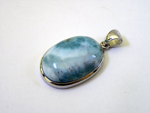 高級品 ラリマー使用 パワーストーンのペンダントトップ 三大