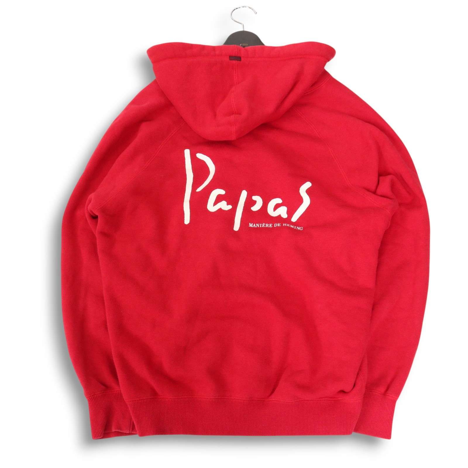 Papas パパス 通年 ビッグ ロゴ☆ スウェット パーカー カーディガン 
