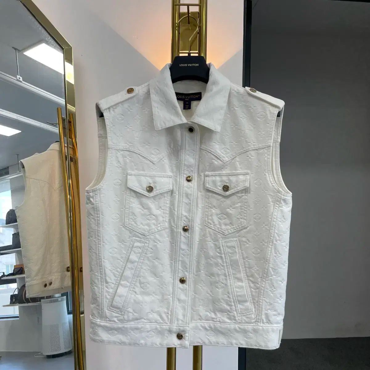 LOUIS VUITTON デニムベスト 34 【公式通販】