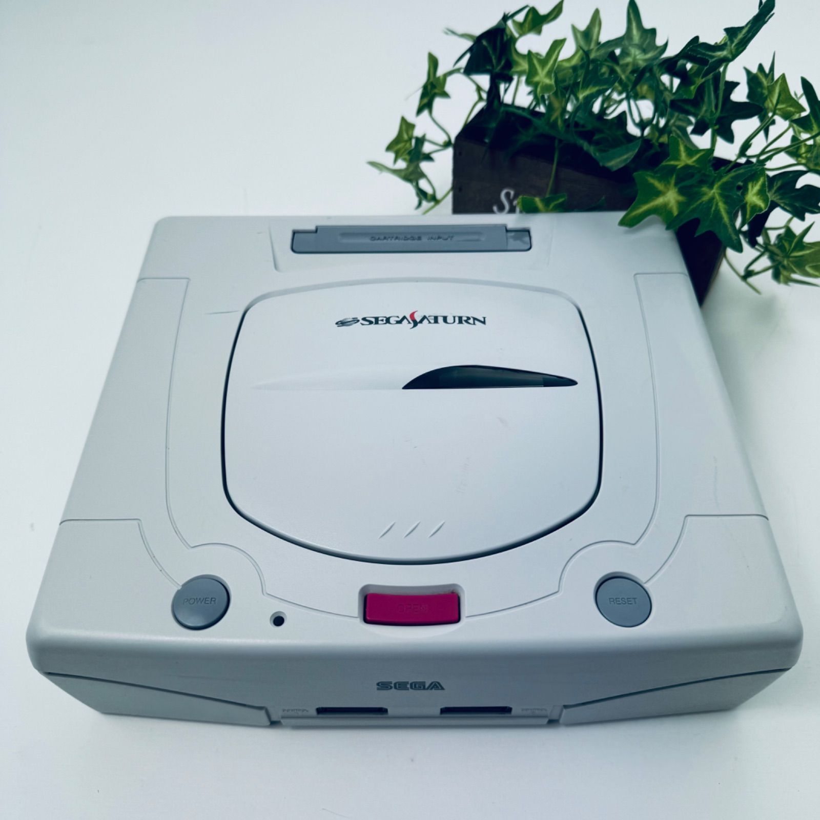 中古動作品 セガサターン ホワイト 本体 HST-3220 - メルカリ