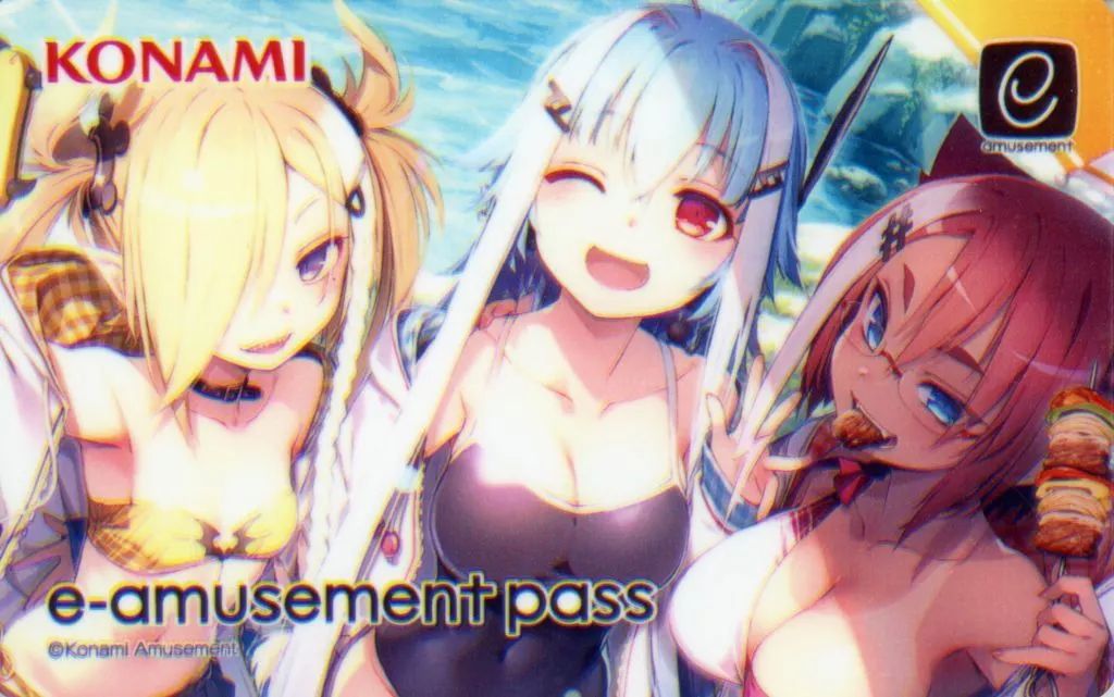 中古】キャラカード 集合 e-amusement passカード 「いちか
