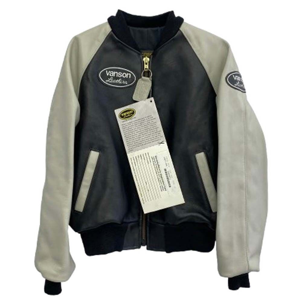 VANSON バンソン 9TJV x BACKDROP LEATHER JACKET ワッペン