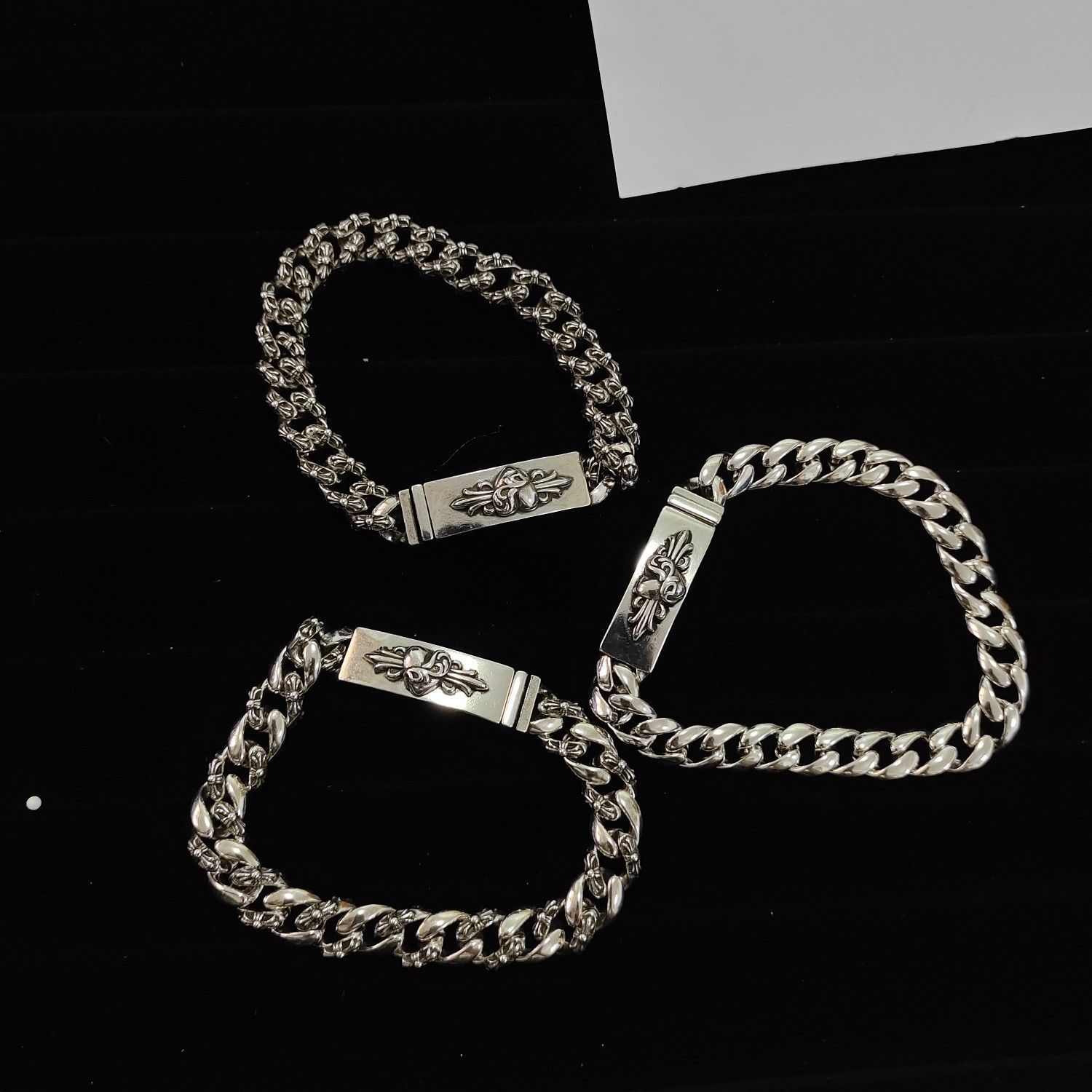 新品未使用】クロムハーツChrome Heartsブレスレットシルバー