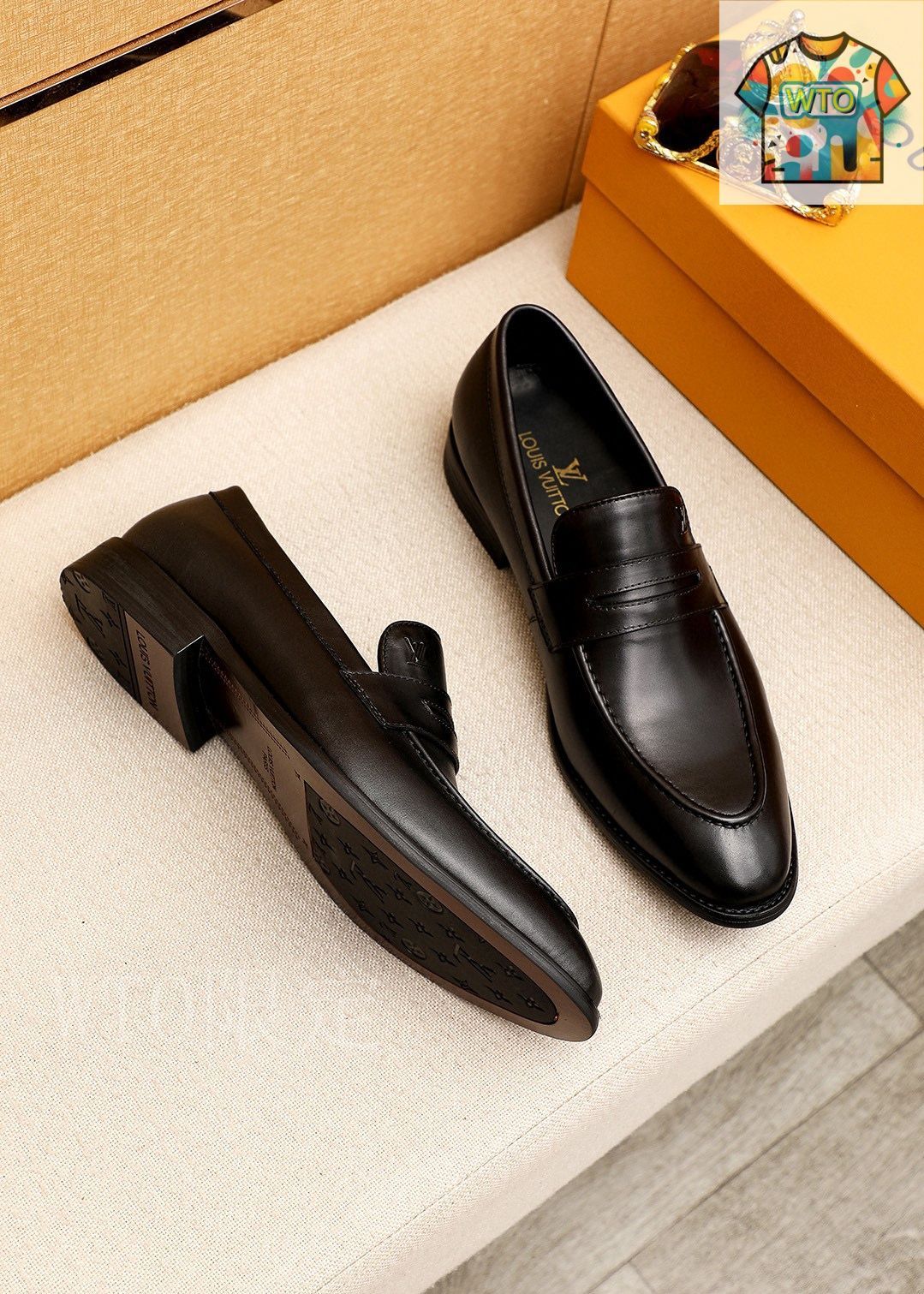 LOUIS VUITTON カジュアルシューズ LOUIS VUITTON ルイ・ヴィトン カジュアルレザーシューズ21-2