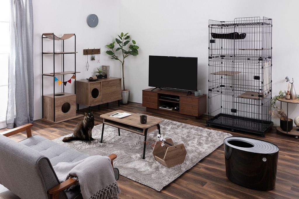 フラップ扉 アッシュブラウン