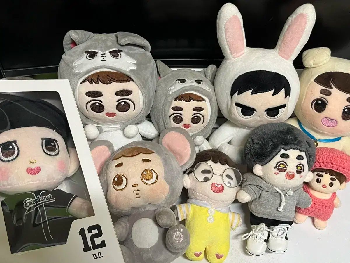 【雷市場（ポンジャン）商品韓国直送】 EXO(エクソ) ディオ(D.O.・ドギョンス・ギョンス) 人形 ぬいぐるみ ぬい まとめ売り 出品