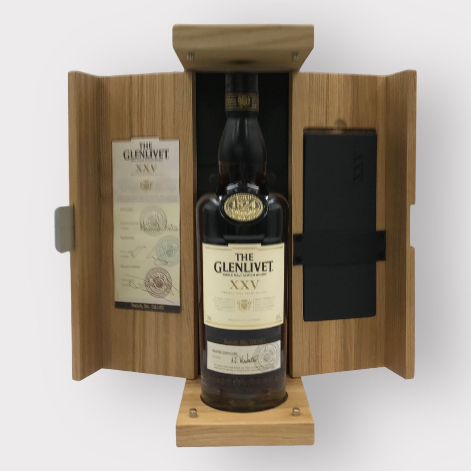 BANSO】THE GLENLIVET ザ・グレンリベット 25年 XXV シングルモルト ウイスキー 700ml 43% 箱付 - メルカリ