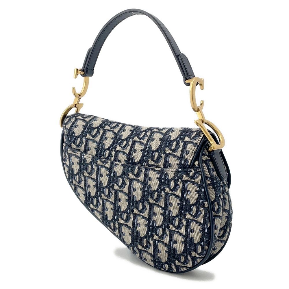 クリスチャン ディオール ハンドバッグ オブリーク サドルバッグ ミニ キャンバス M0446CTZQ トロッター