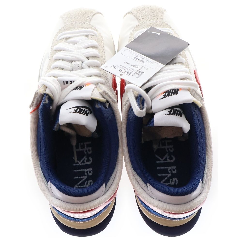 NIKE (ナイキ) ×Sacai Zoom Cortez White and University Red DQ0581  