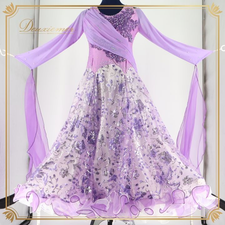 社交ダンス 衣装 スタンダード ドレス スタンダードドレス ワンピース  