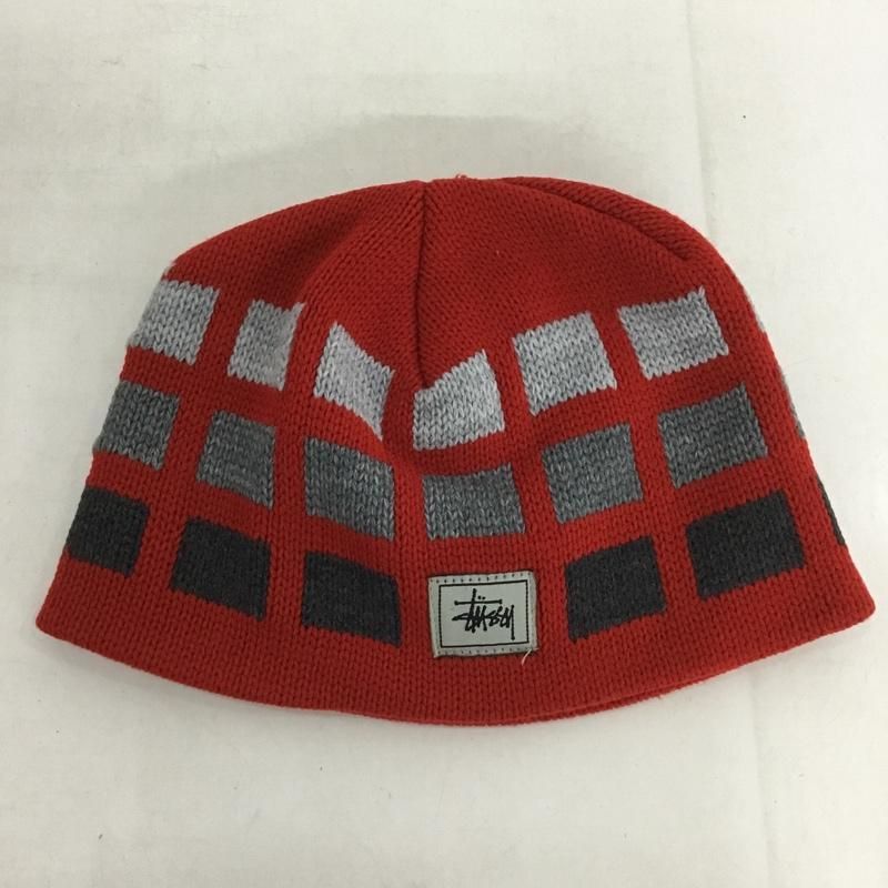 90s stussy モノグラムビーニー　red eye着用 90s stussy モノグラムビーニー red eye着用 90s stussy