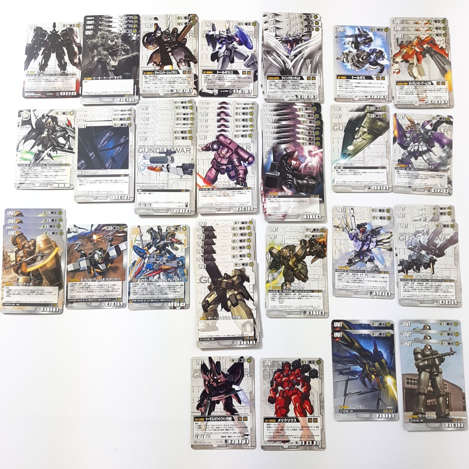 ガンダムウォー 水デッキ パーツ まとめ売り - トレーディングカード ガンダムウォー 水デッキ パーツ まとめ売り - トレーディングカード