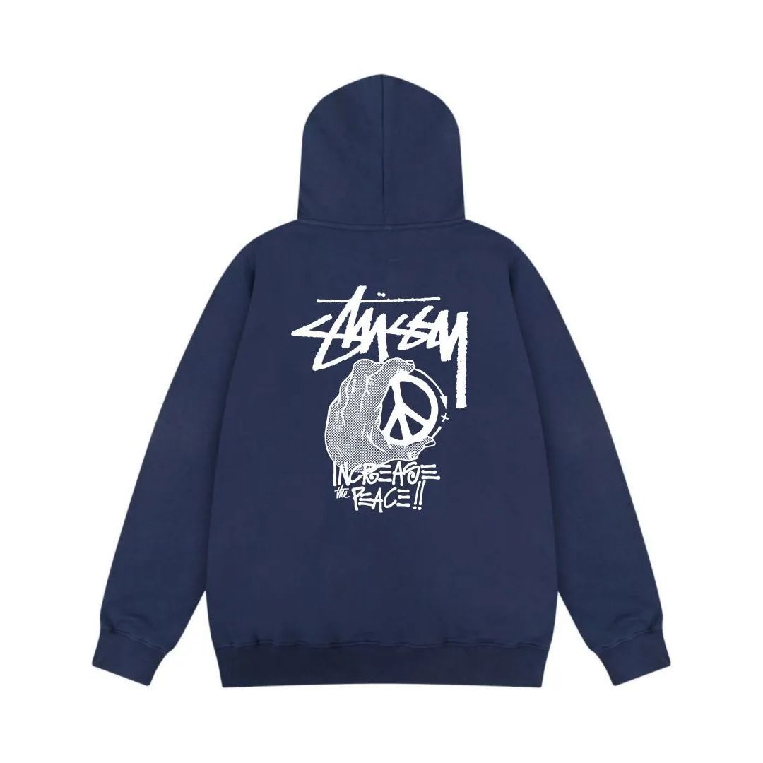 新品未使用】 超人気 STUSSY ステューシー パーカー 秋冬用 ネイビー ブラック 2色 男女兼用 - メルカリ