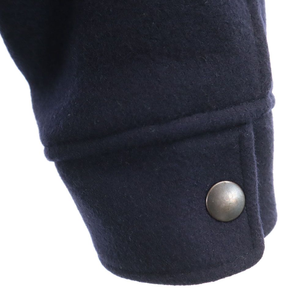 RONHERMAN メルトンウールジャケット ロンハーマン メルトン ウールジャケット L ネイビー Ron Herman