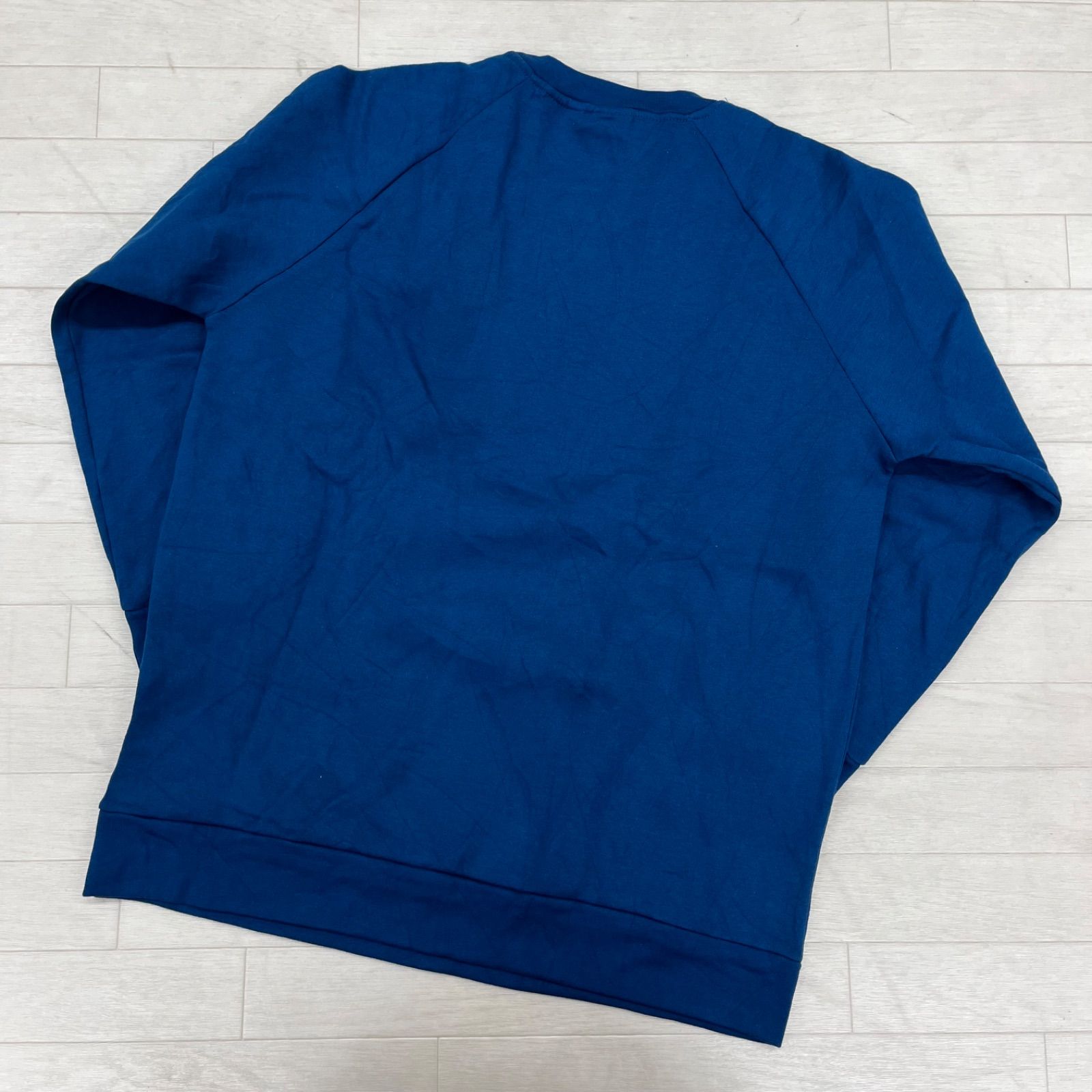 160◎ ③ adidas スウェット トレーナー ブルー メンズ2XO - メルカリ