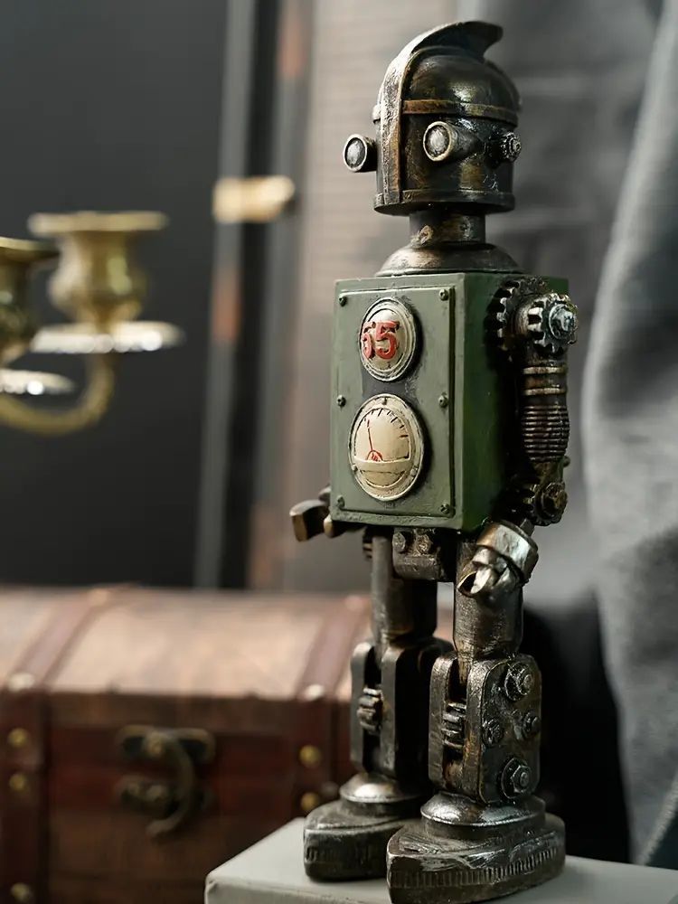 置物 オブジェ ロボット ヴィンテージ おしゃれ レトロ ブリキ