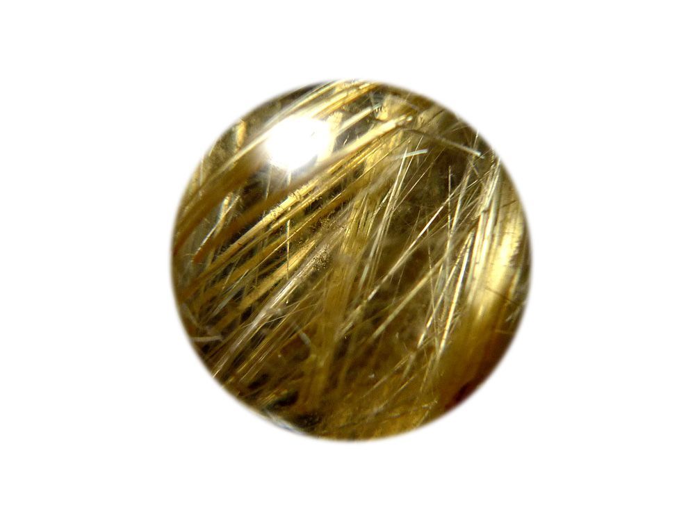 「1点もの 現品」 1粒売り ゴールドルチルクォーツ 17mm タイチンルチル パワーストーン バラ売り 天然石 パワーストーン