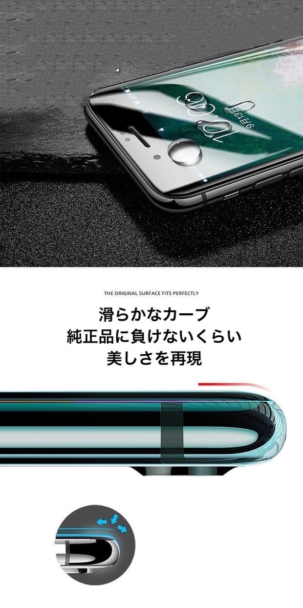 ☆GXフロントパネル☆OLED iPhone12/12Pro用｜防水シール付き - スマ