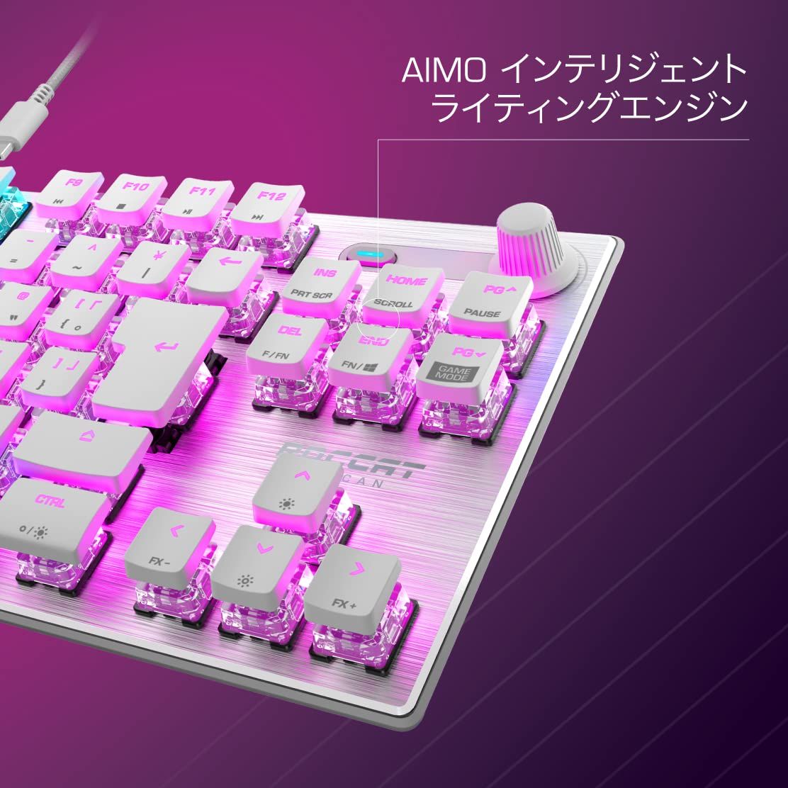 ROCCAT ゲーミングキーボード Vulcan TKL JP 日本語配列 有線