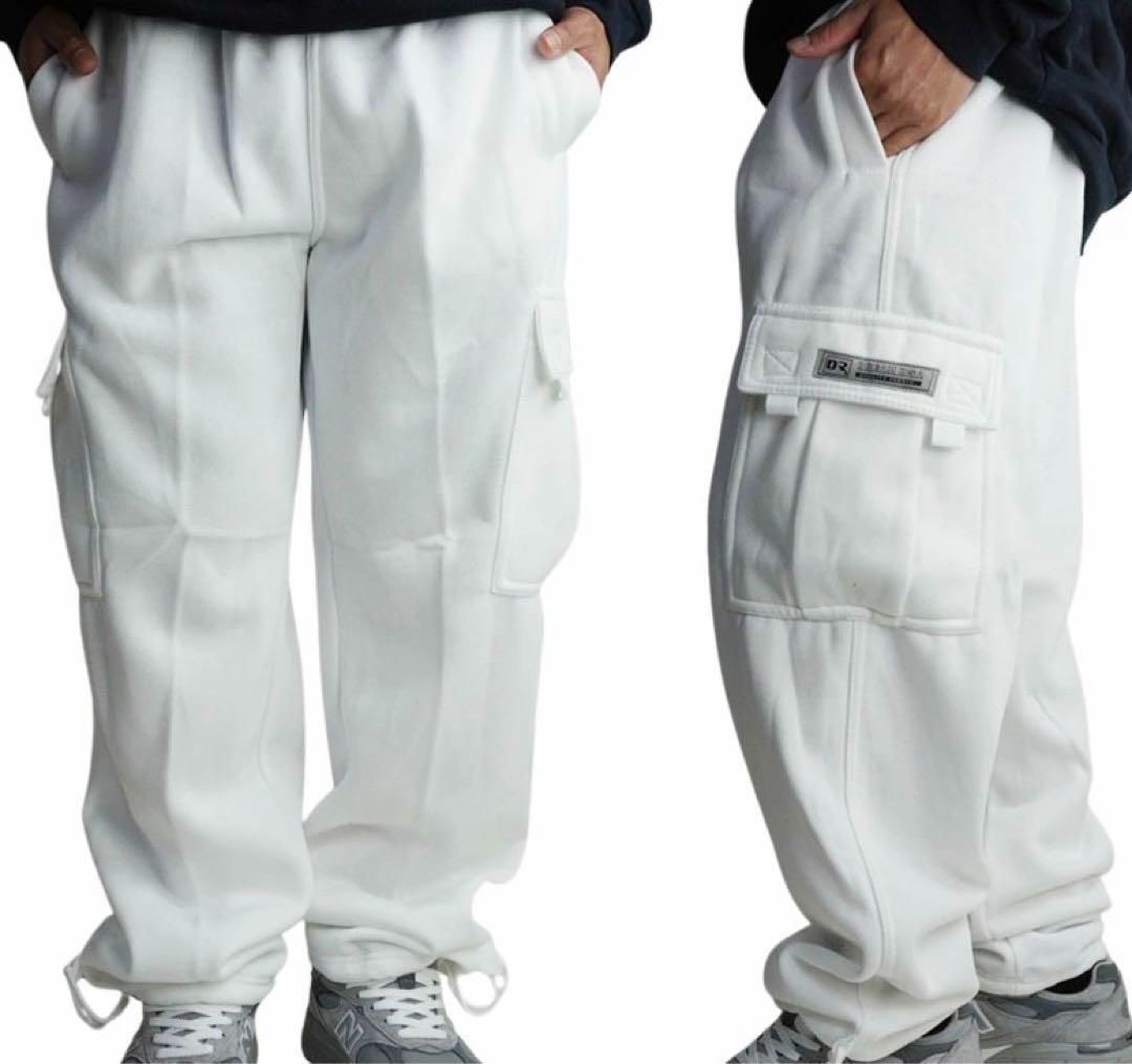 DREAM USA ドリームUSA メンズ スウェットパンツ 白 SWEAT CARGO PANTS スウェットカーゴパンツWHITE(ホワイト) -  メルカリ