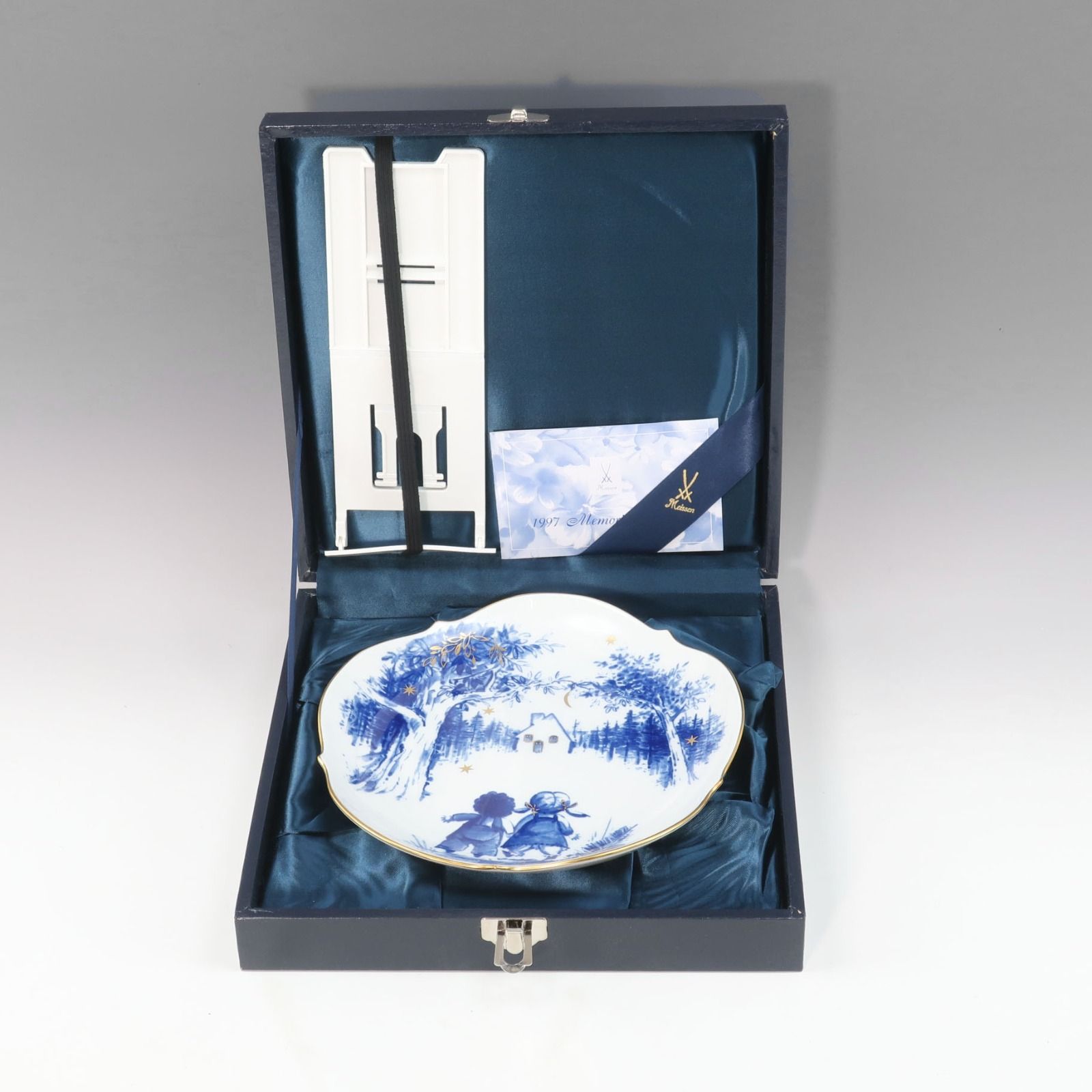Meissen】マイセン ヘンゼルとグレーテル 1997年 メモリアルプレート