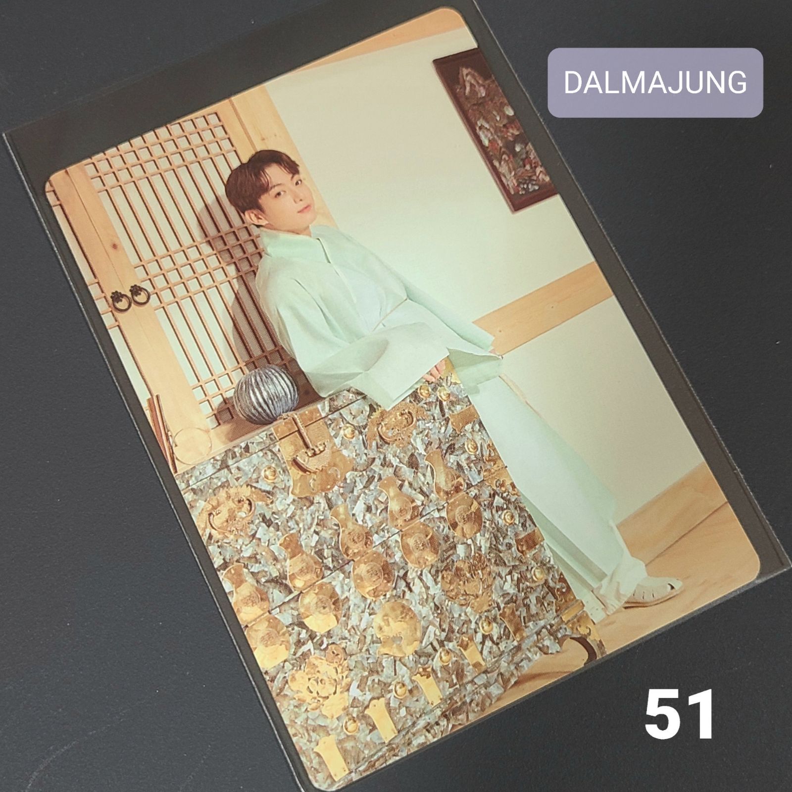 BTS ミニフォト DALMAJUNG ダルマジュン JUNGKOOK ジョングク №51 - メルカリ