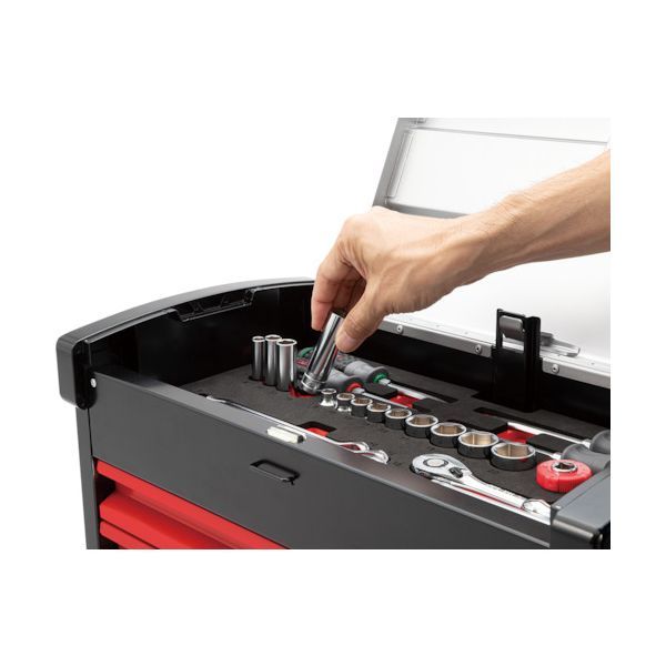 シルバー×レッド×ブラック 間口510×奥行275×高さ325mm