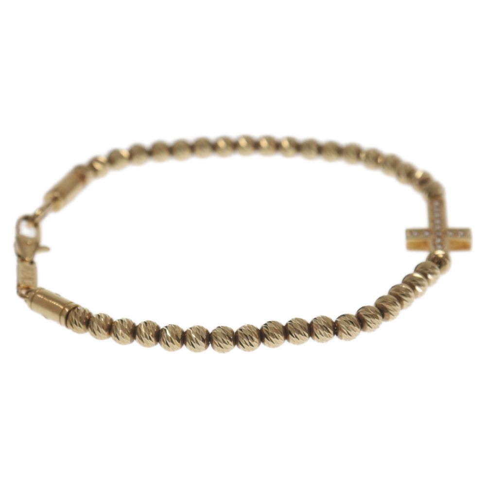 SJX (エスジェイエックス) GLITTER CROSS BRACELET グリッタークロスブレスレット ゴールド - メルカリ