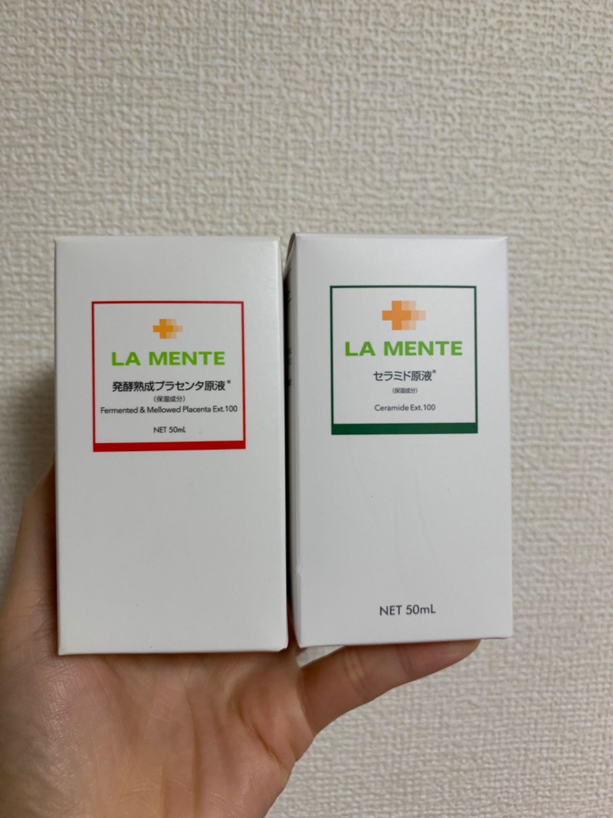 LA MENTE 天然ピュアセラミド100+ 発酵ＰＬエッセンス100＋50ml