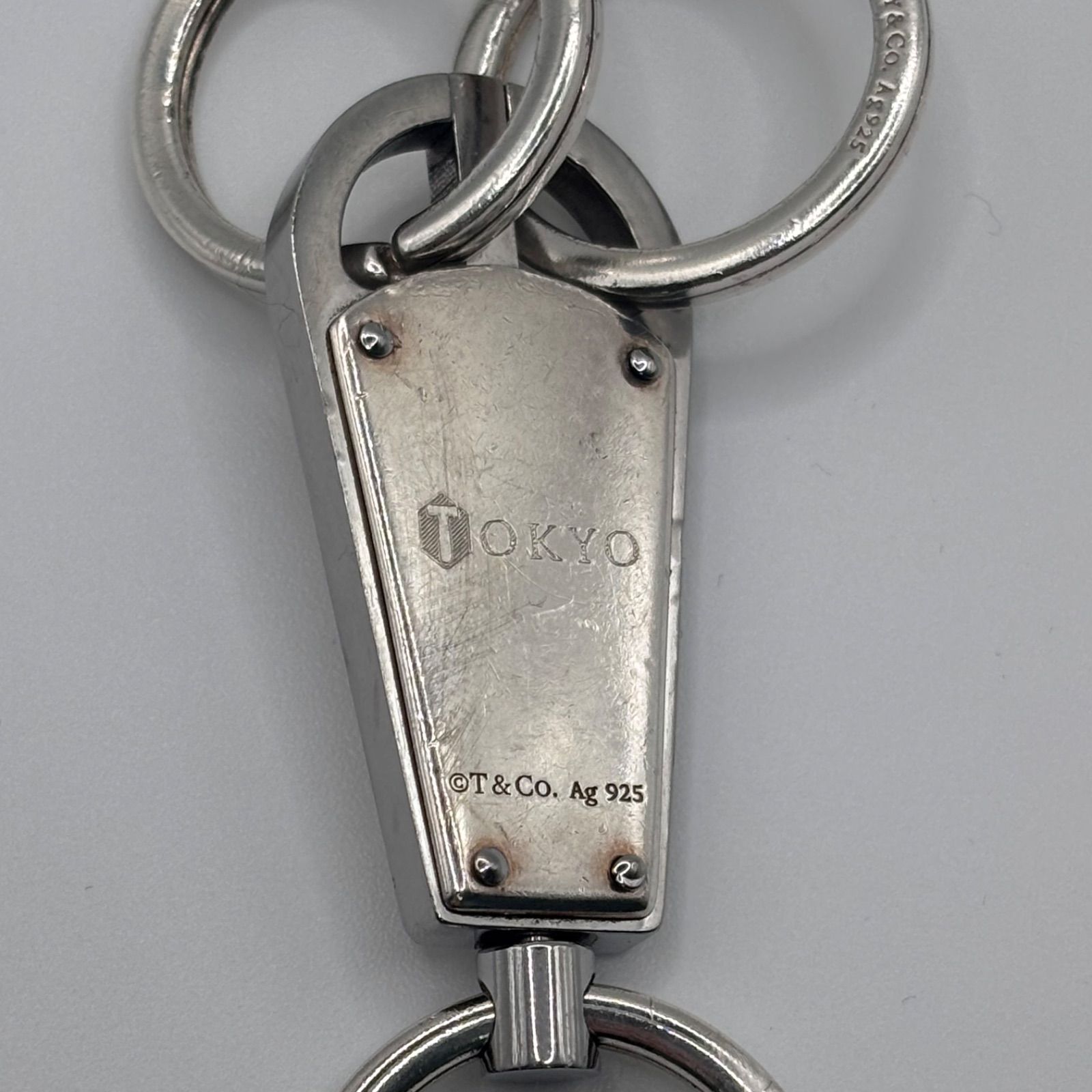 美品　ティファニー　メイカーズ　キーリング　キーホルダー　SV925　メタル TIFFANY&Co.(ティファニー) / TIFFANY&Co/キーホルダー/SV925