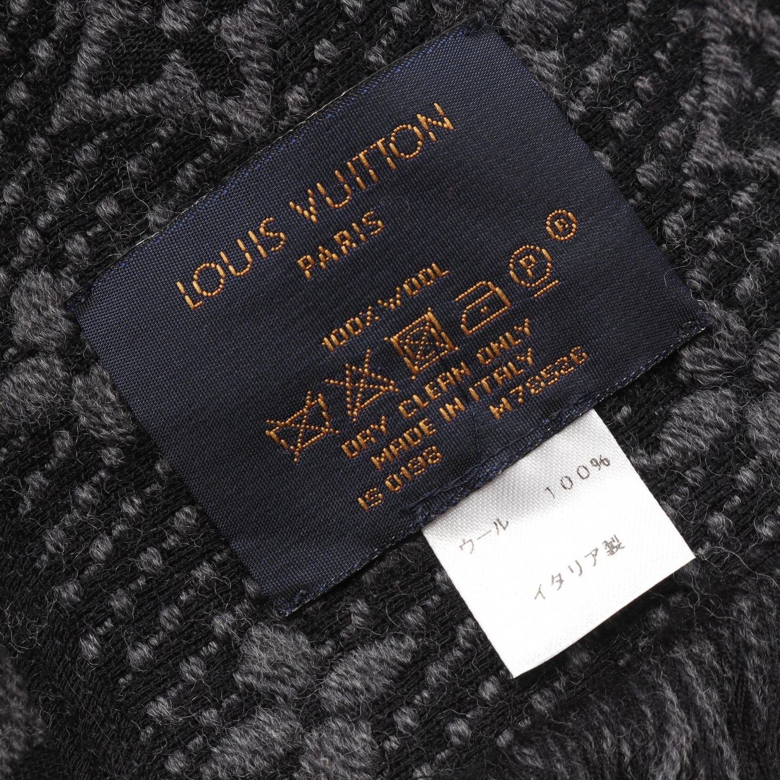ルイ・ヴィトン LOUIS VUITTON マフラー エシャルプ モノグラム