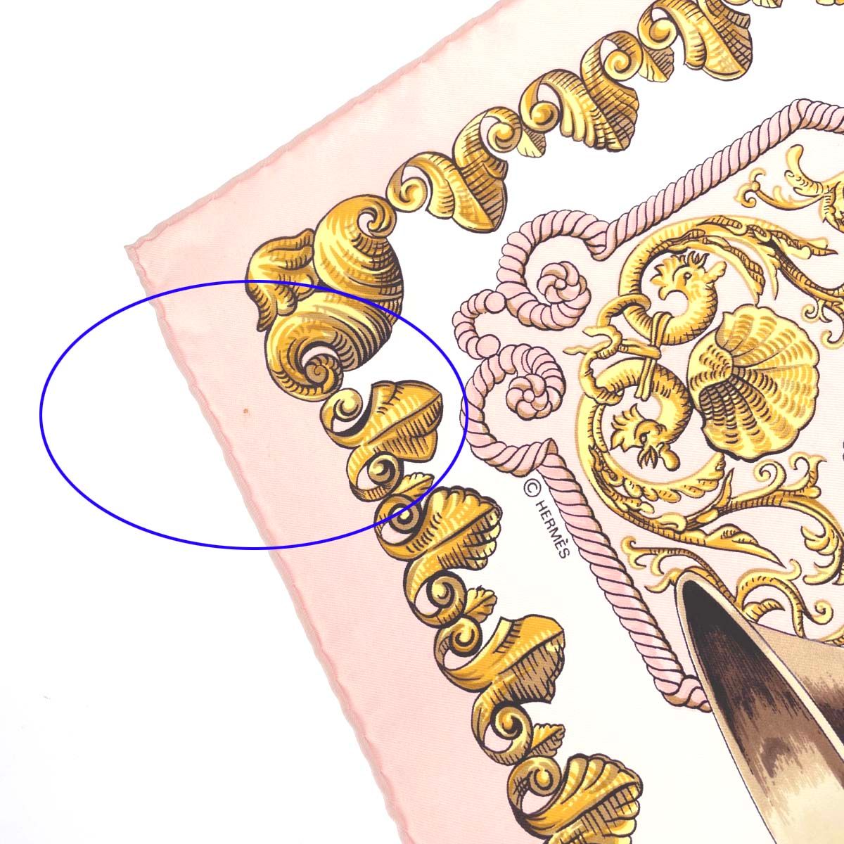 HERMES エルメス スカーフ/カレ90/LVDOVICVS MAGNVS シルク100