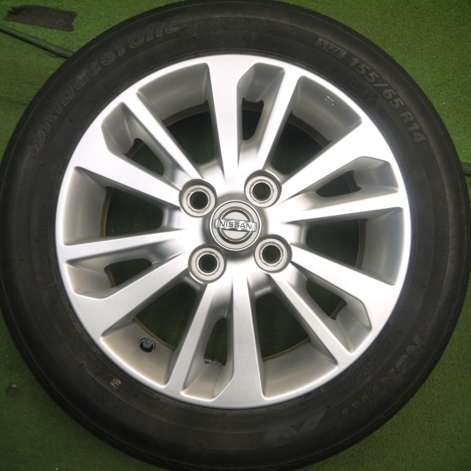 送料無料* キレイ☆日産 デイズ 純正 155/65R14 ブリヂストン ネクスト 