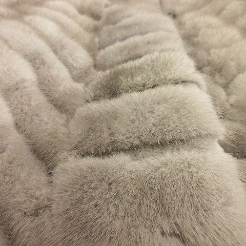 コペンハーゲンファー ブルーアイリスミンク ショートコート グレー 9