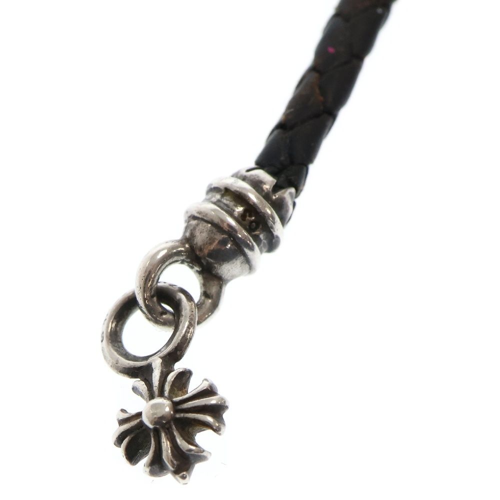CHROME HEARTS (クロムハーツ) CHプラスチャーム付きレザー携帯 