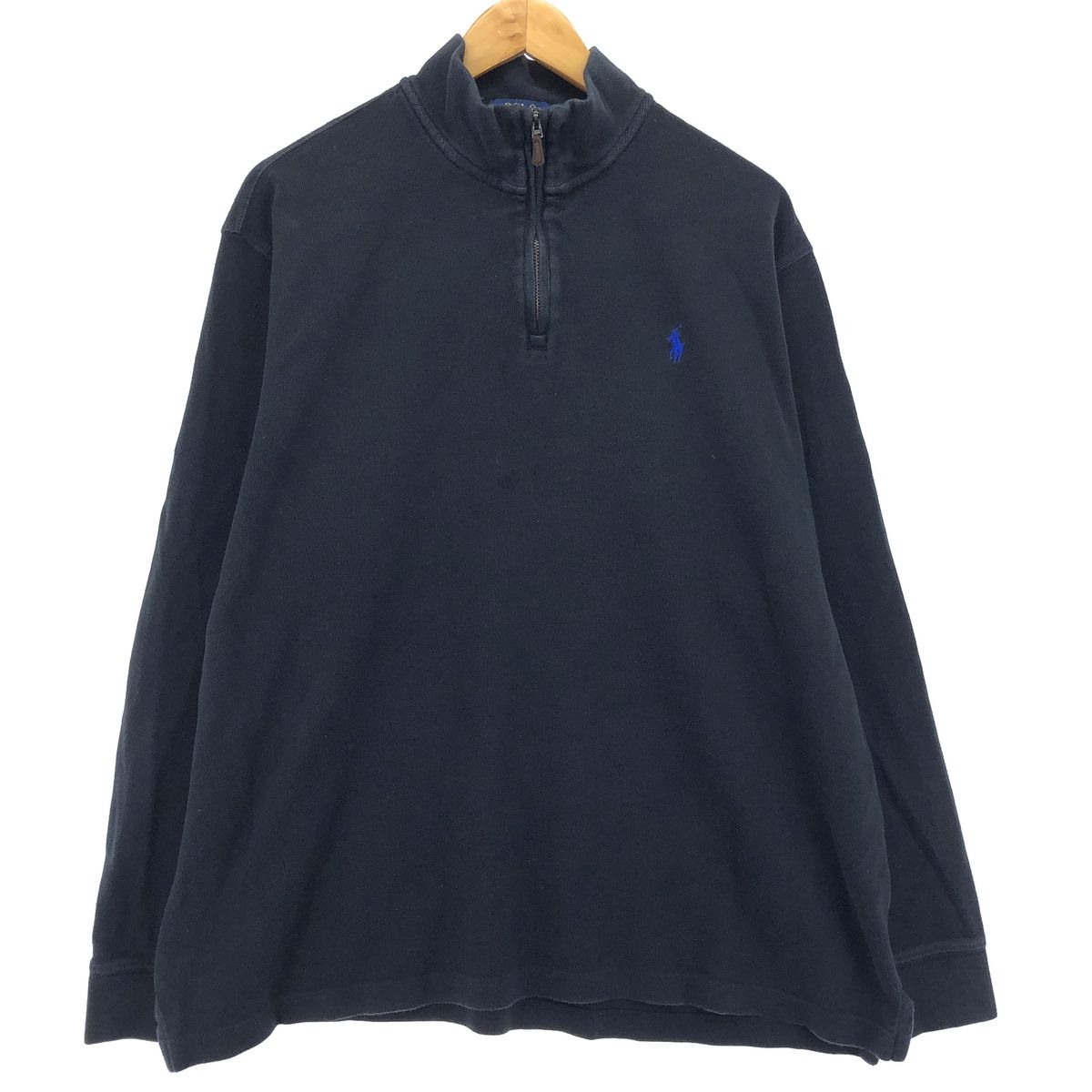 古着 ラルフローレン Ralph Lauren POLO RALPH LAUREN ハーフジップスウェットシャツ トレーナー メンズXL/eaa415774
