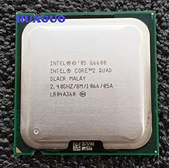 【人気，人気SALE】 【中古】Intel Core 2 Quad Q6600 2.4 GHz クアッドコア CPU プロセッサー SLACR LGA 775 8M キャッシュ (更新済み) CPU