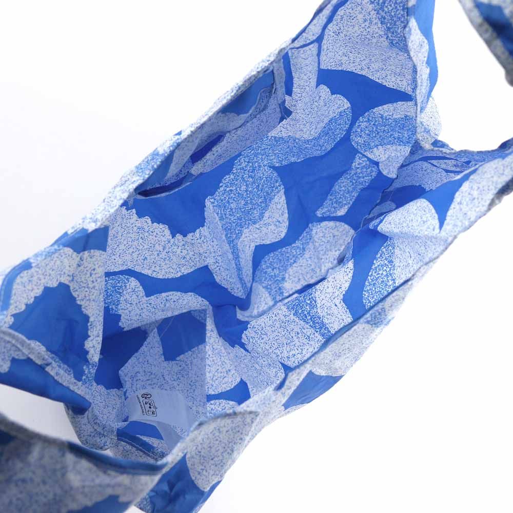 マリメッコ バッグ marimekko トートバッグ スマートバッグ エコバッグ 折りたたみ収納 BLUE WHITE 093925-515 093925 515