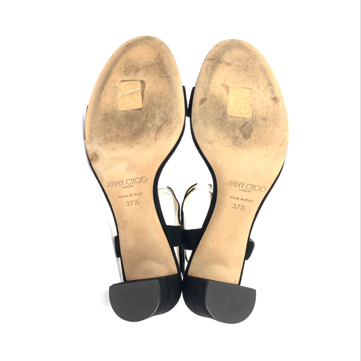 良好 JIMMY CHOO ジミーチュウ スエード パンプス ブラック アンクル