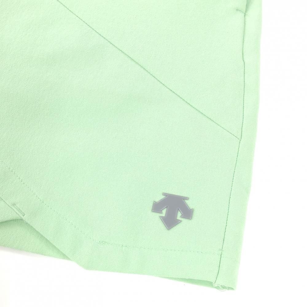 DESCENTE ゴルフスカート ライトグレー/グリーン DESCENTE GOLF 【超美